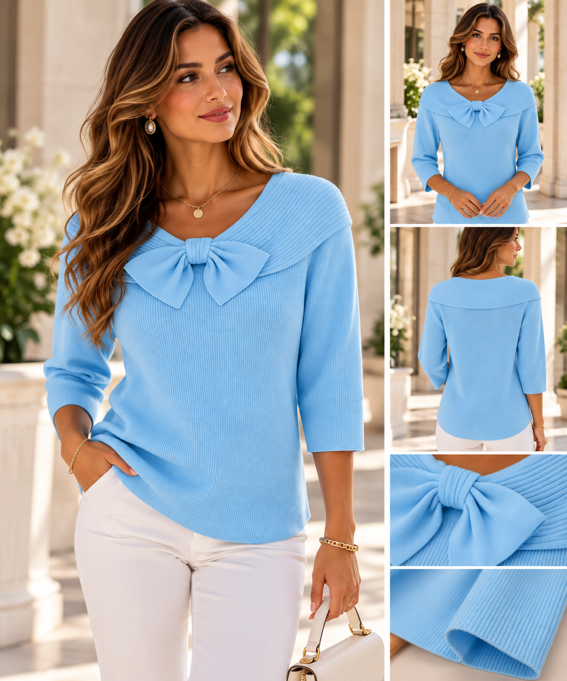 Teresina Bow Sweater
