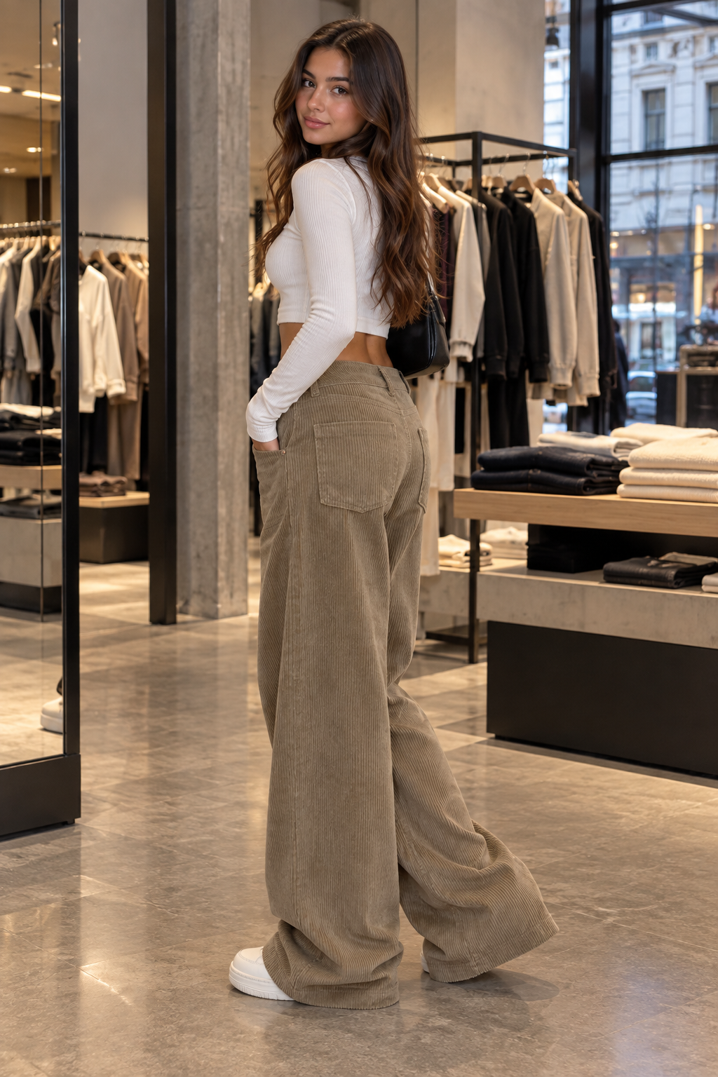 Luna Wide-Leg Trousers