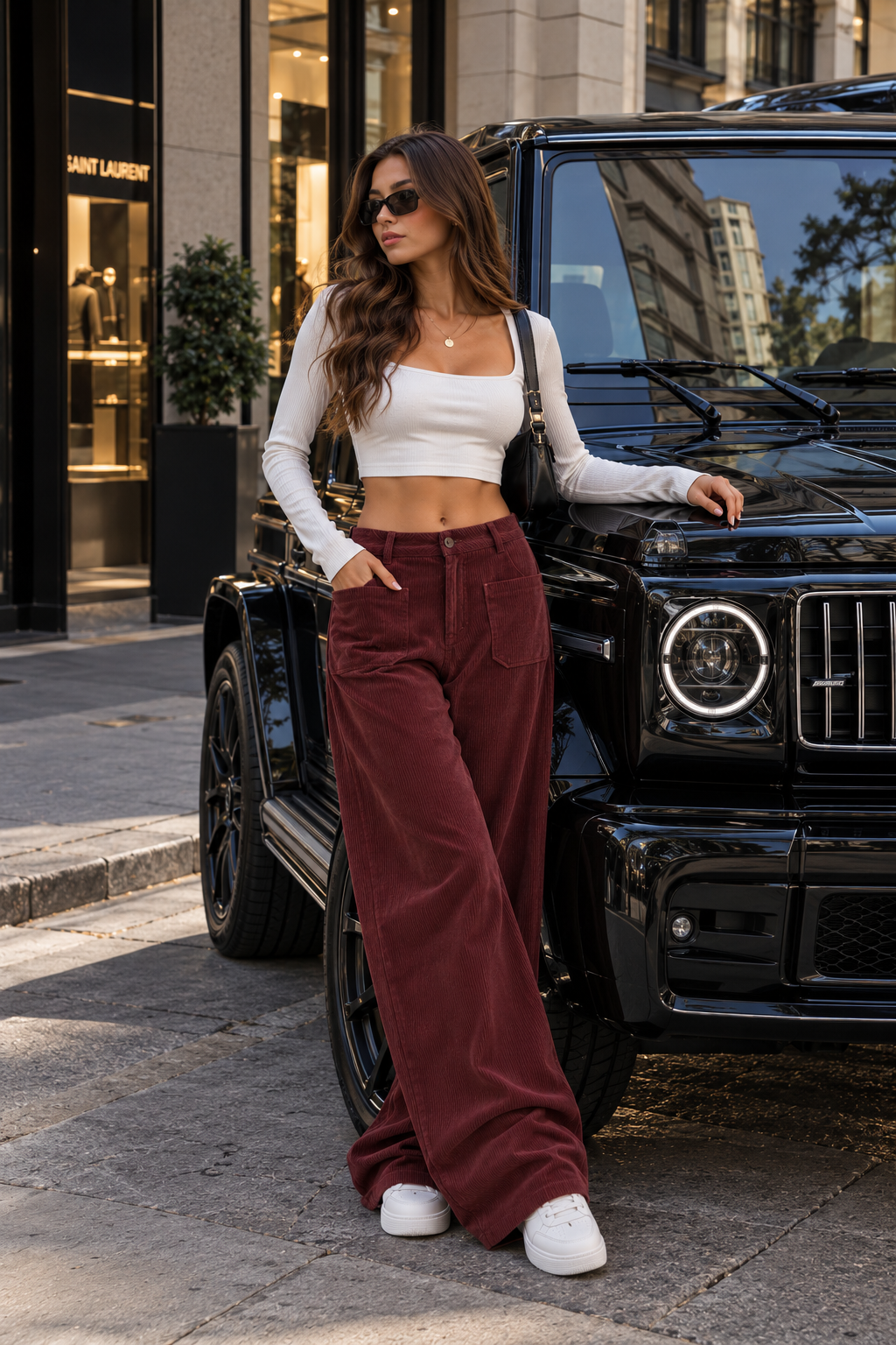 Luna Wide-Leg Trousers