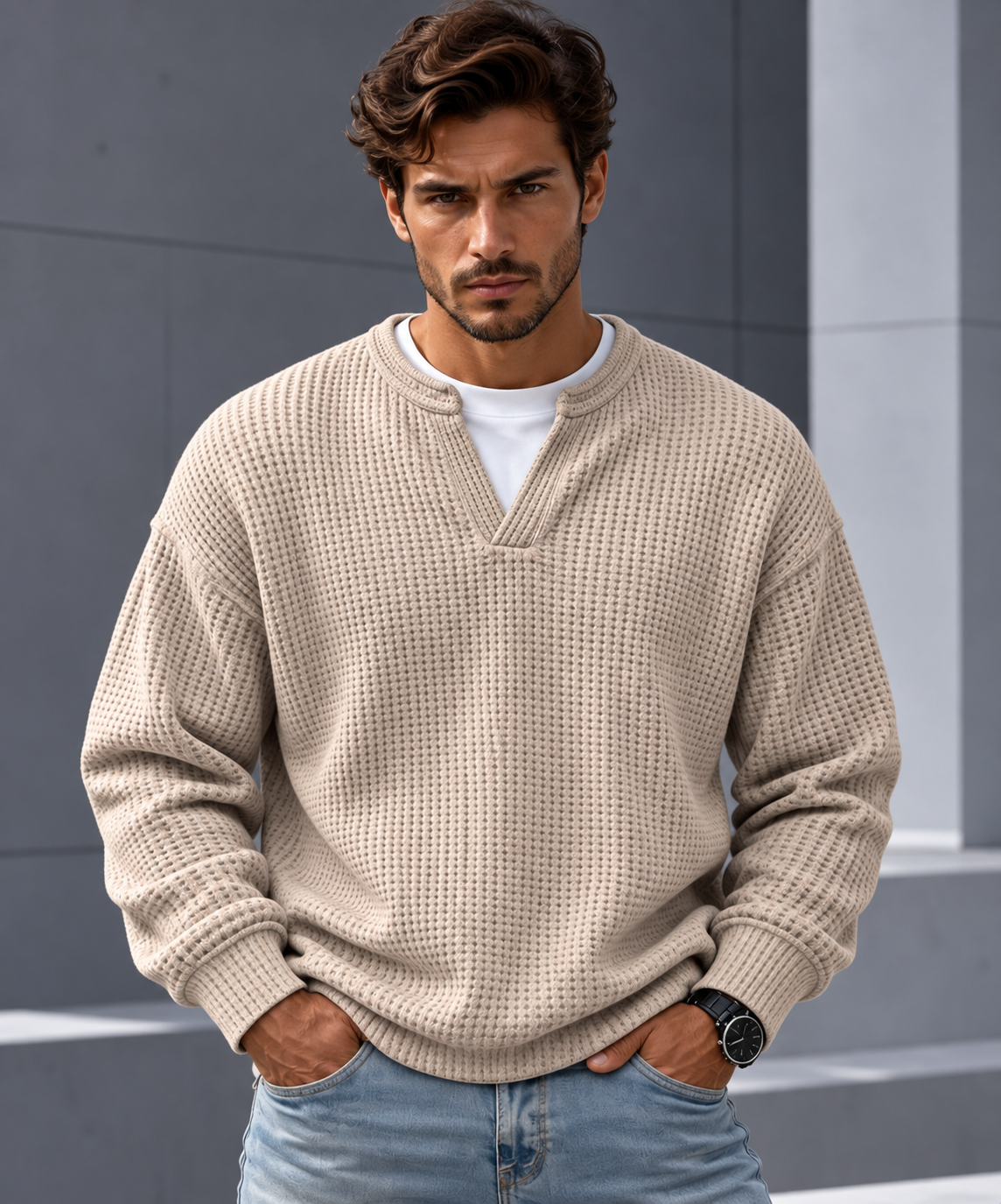 Honeycomb Layered T-Shirt