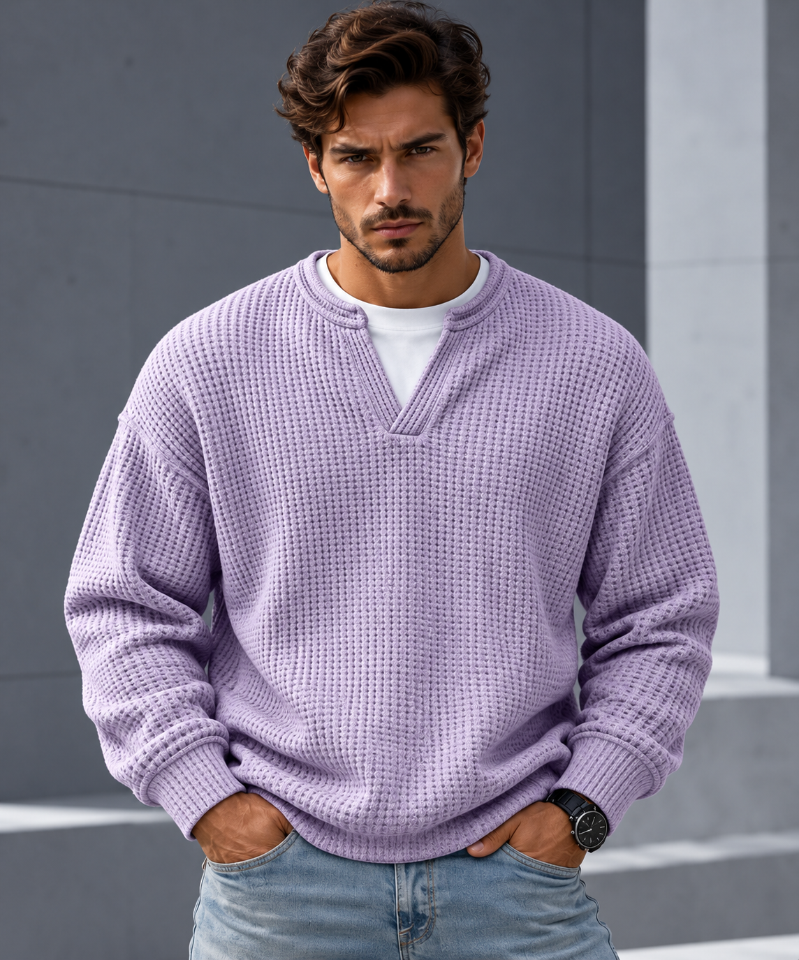 Honeycomb Layered T-Shirt
