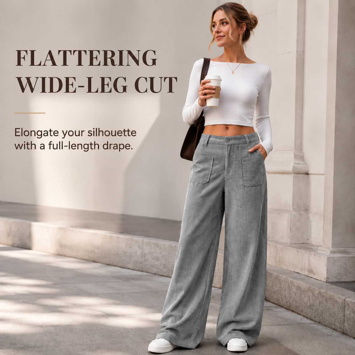 Luna Wide-Leg Trousers